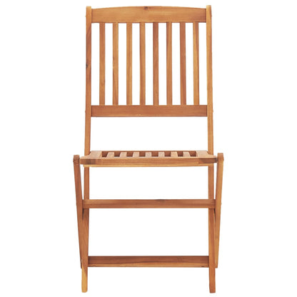 vidaXL Ensemble de salle à manger pliable 5 pcs Bois d'acacia massif