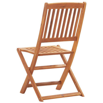 vidaXL Ensemble de salle à manger pliable 5 pcs Bois d'acacia massif
