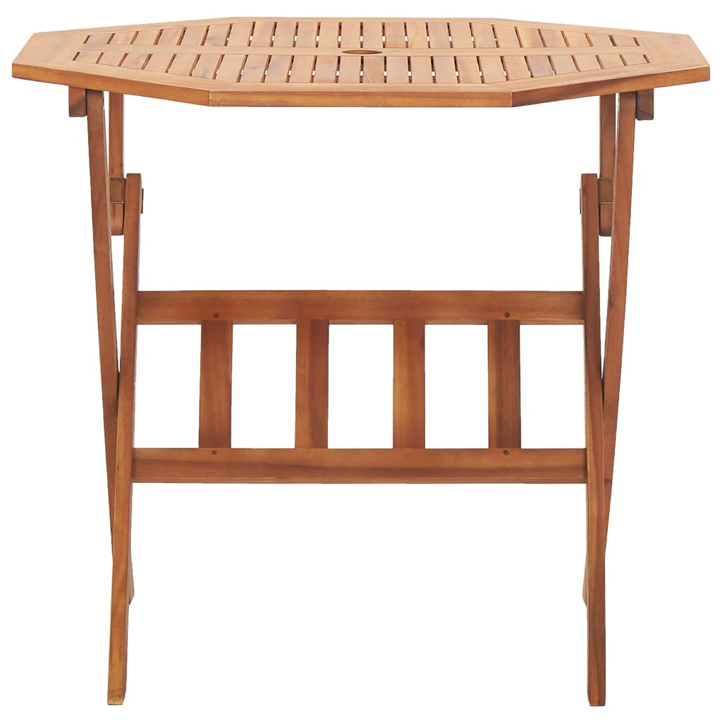 vidaXL Ensemble de salle à manger pliable 5 pcs Bois d'acacia massif