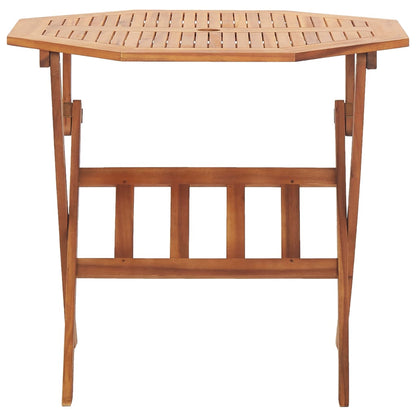 vidaXL Ensemble de salle à manger pliable 5 pcs Bois d'acacia massif