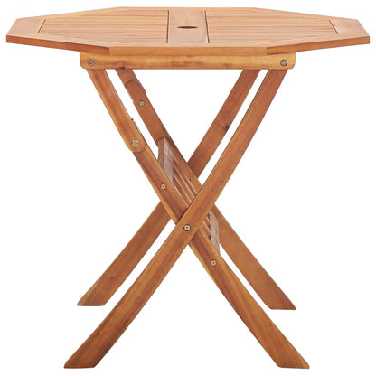 vidaXL Ensemble de salle à manger pliable 5 pcs Bois d'acacia massif