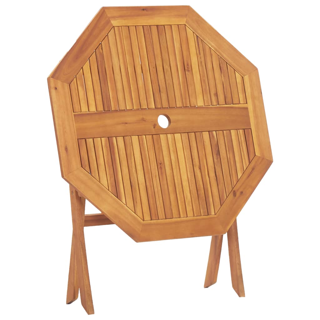 vidaXL Ensemble de salle à manger pliable 5 pcs Bois d'acacia massif