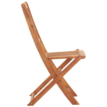 vidaXL Ensemble de salle à manger pliable 5 pcs Bois d'acacia massif