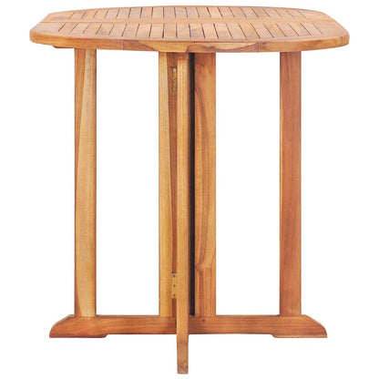 vidaXL Gartentisch Butterfly Klappbar 120x70x75 cm Teak Massivholz