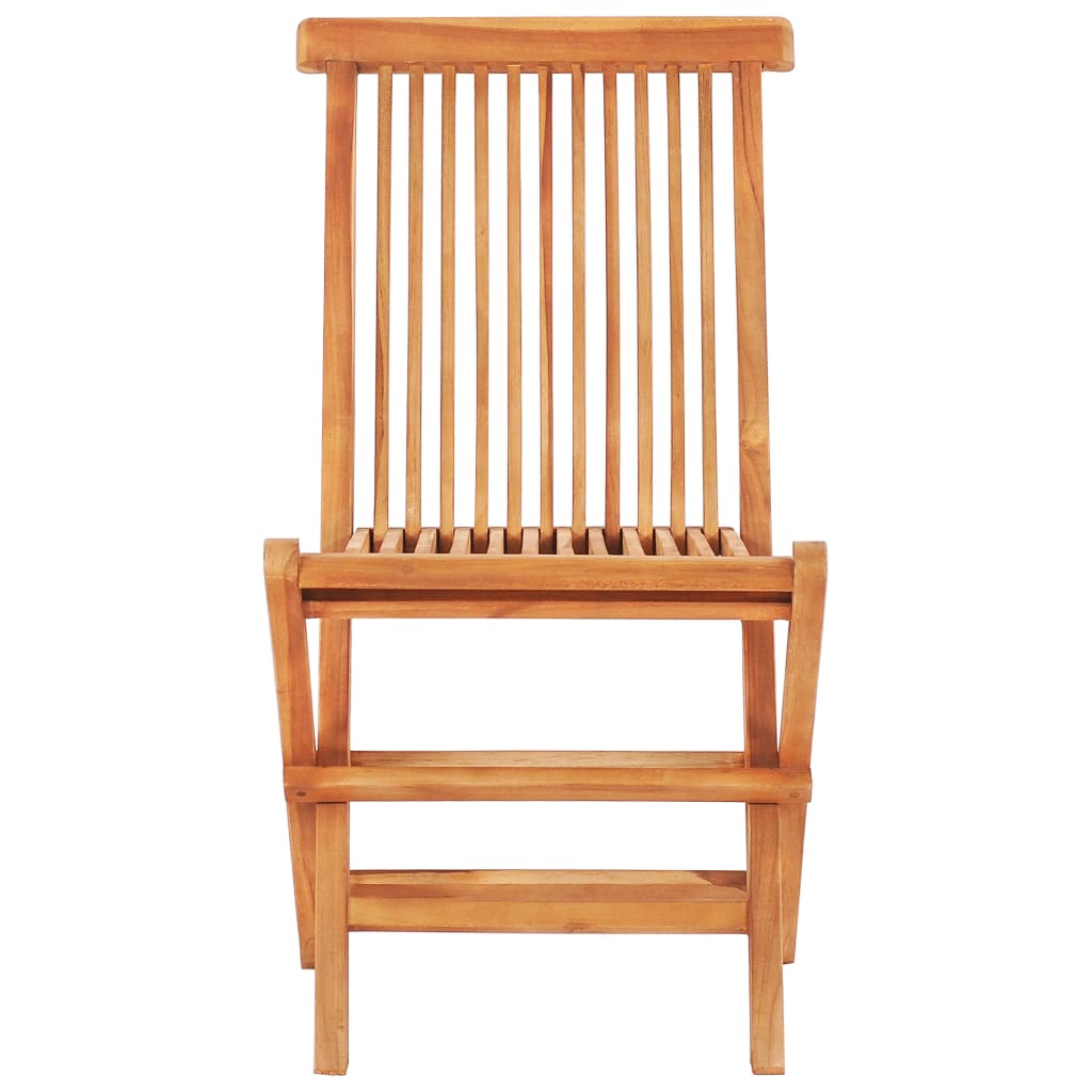 vidaXL 5-tlg. Garten-Essgruppe Klappbar Massivholz Teak