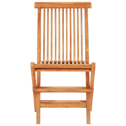vidaXL 5-tlg. Garten-Essgruppe Klappbar Massivholz Teak