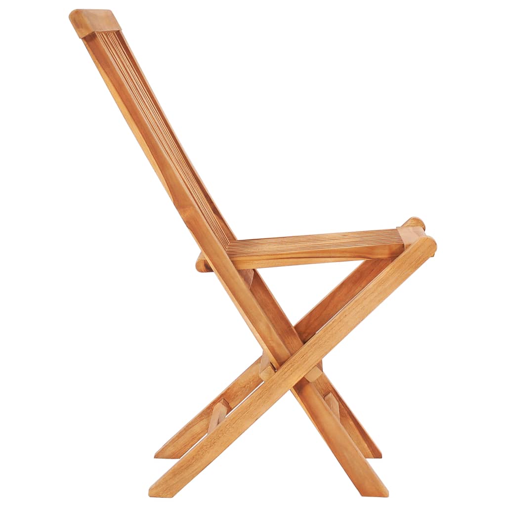 vidaXL 5-tlg. Garten-Essgruppe Klappbar Massivholz Teak
