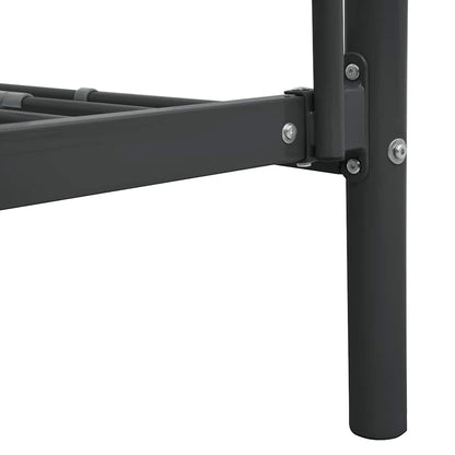 Etagenbett Schwarz Metall 90×200 cm