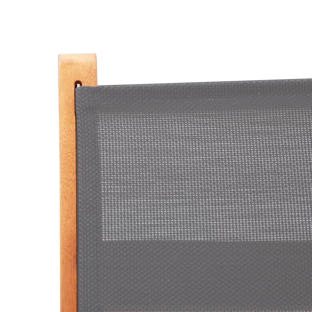 Gartenstühle 4 Stk. Klappbar Massivholz Eukalyptus & Textilene