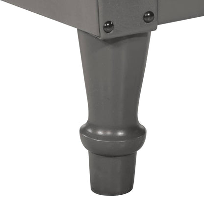 Sessel Grau Echtes Ziegenleder