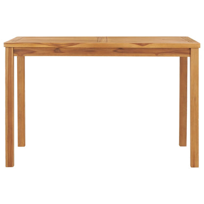 Garten-Esstisch 120x70x77 cm Massivholz Teak