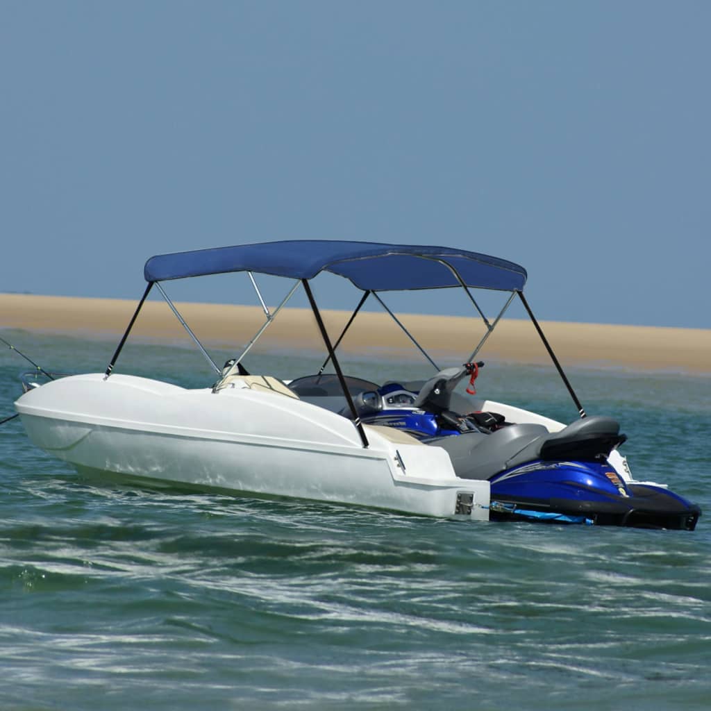 3-Bow Bimini Top Blau 183x160x137 cm
