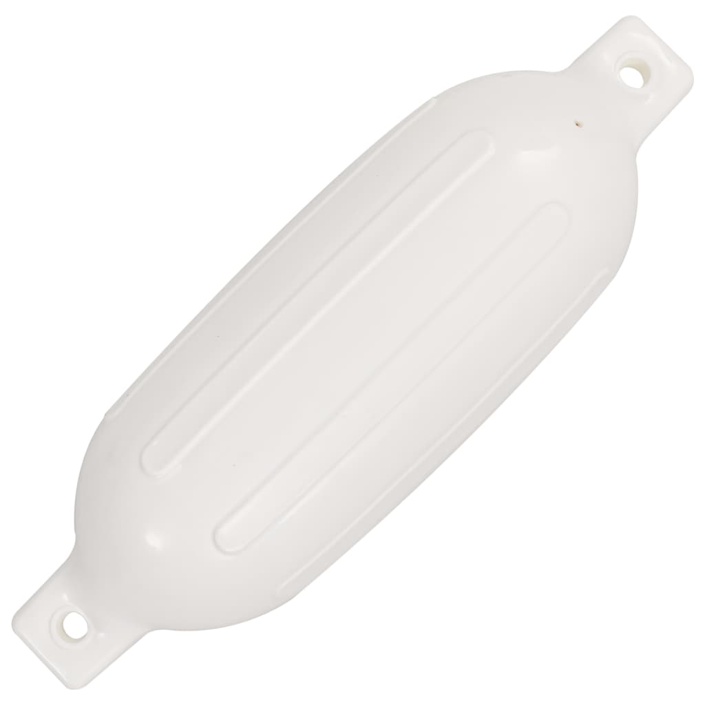 Bootsfender 4 Stk. Weiß 58,5 x 16,5 cm PVC