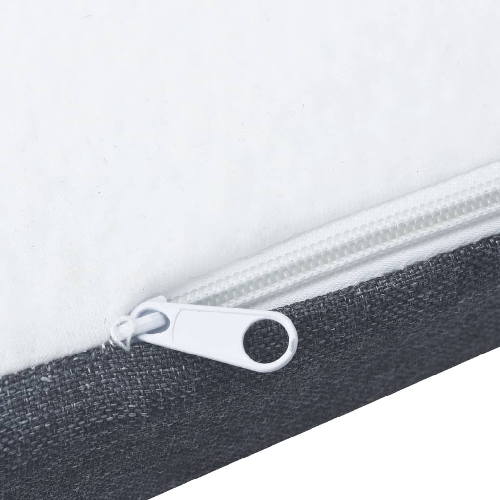 Boxspringbett-Matratzenauflage 200 x 200 x 5 cm Mittelweich