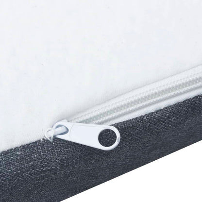 Boxspringbett-Matratzenauflage 200 x 200 x 5 cm Mittelweich