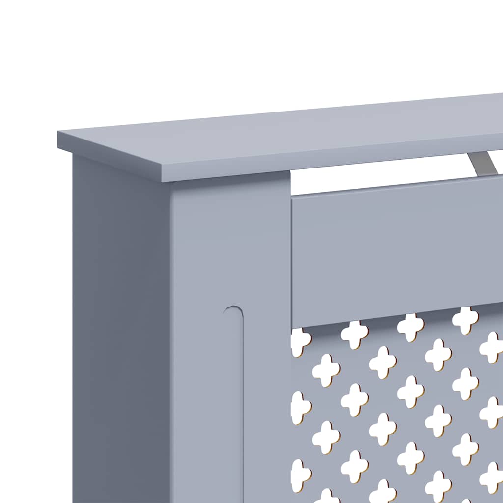 Heizkörperverkleidung Anthrazit 112x19x81,5 cm MDF