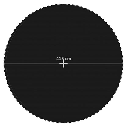 Sprungtuch Schwarz für 4,57 m Runde Trampoline