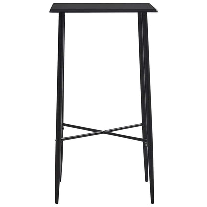vidaXL 5-tlg. Bar-Set Kunststoff Schwarz