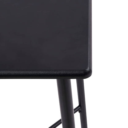vidaXL 5-tlg. Bar-Set Kunststoff Schwarz