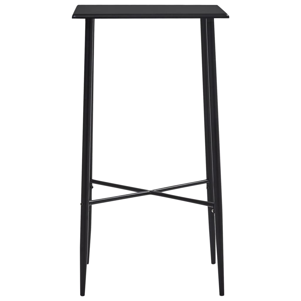vidaXL 5-tlg. Bar-Set Stoff Schwarz