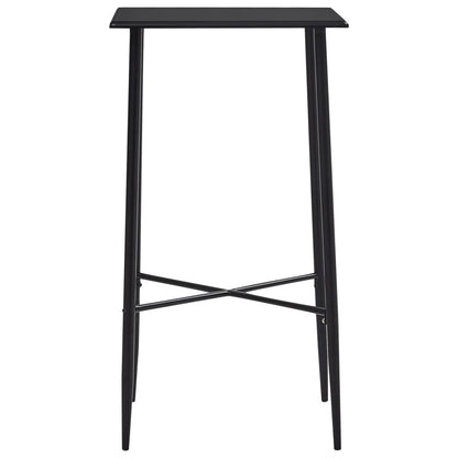 vidaXL 5-tlg. Bar-Set Stoff Schwarz
