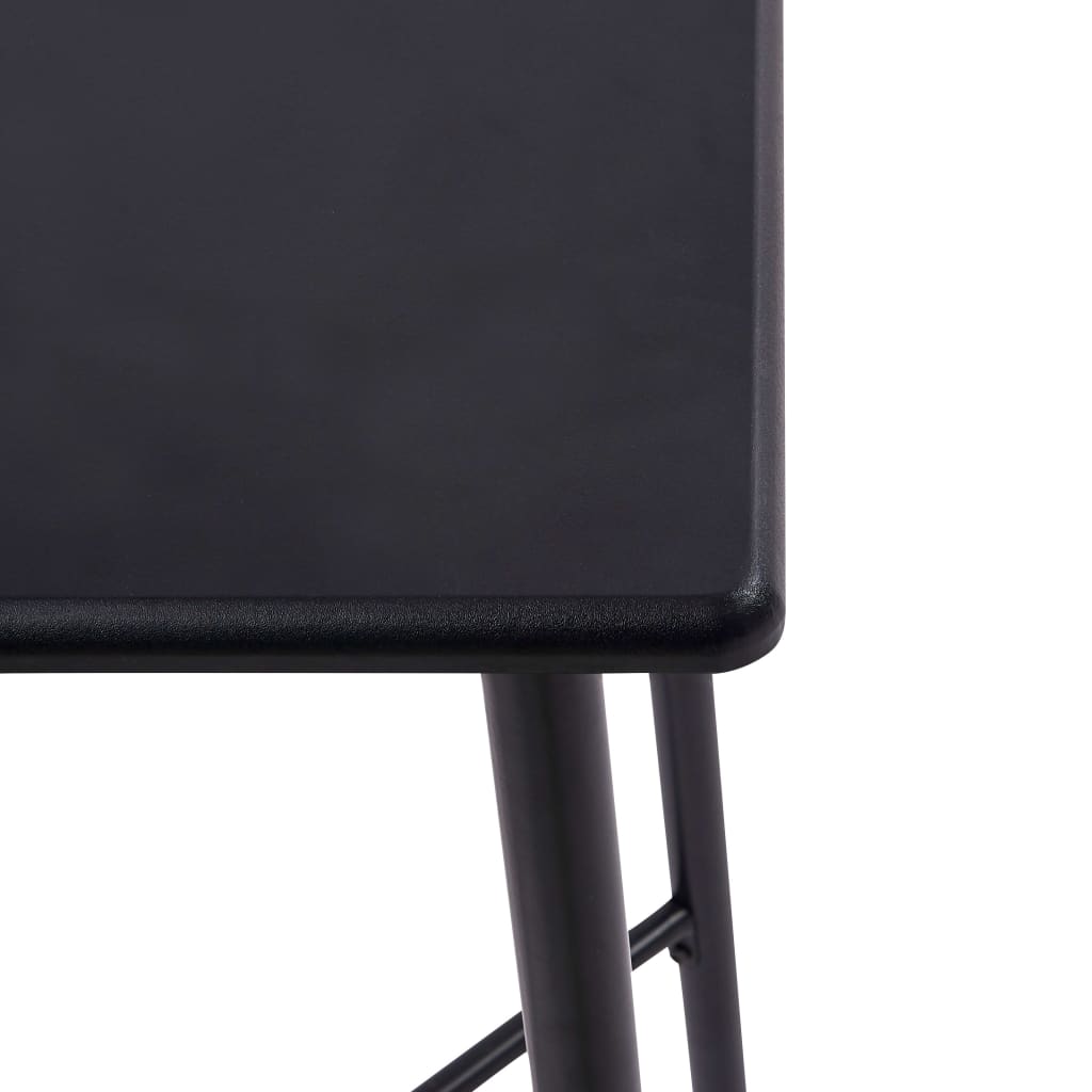 vidaXL 5-tlg. Bar-Set Stoff Schwarz