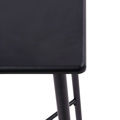 vidaXL 5-tlg. Bar-Set Stoff Schwarz