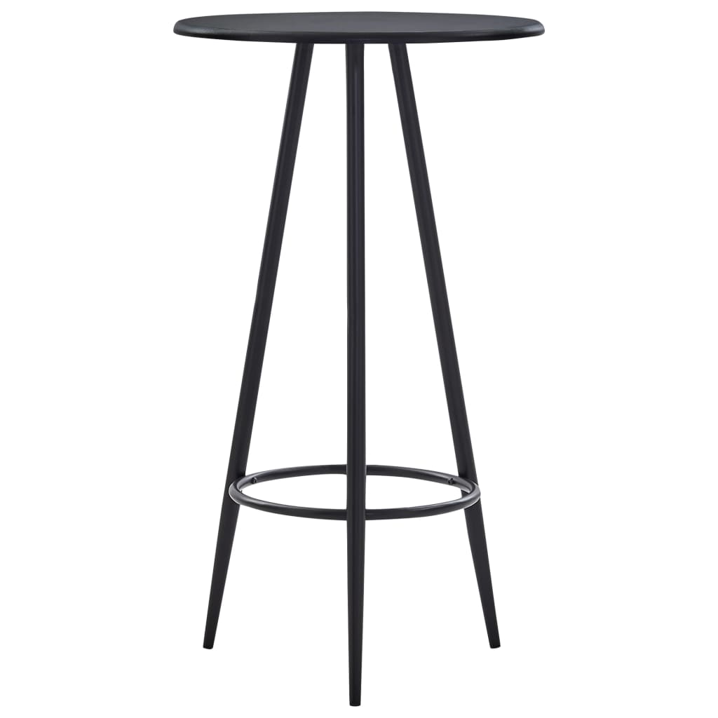 vidaXL 5-tlg. Bar-Set Stoff Schwarz