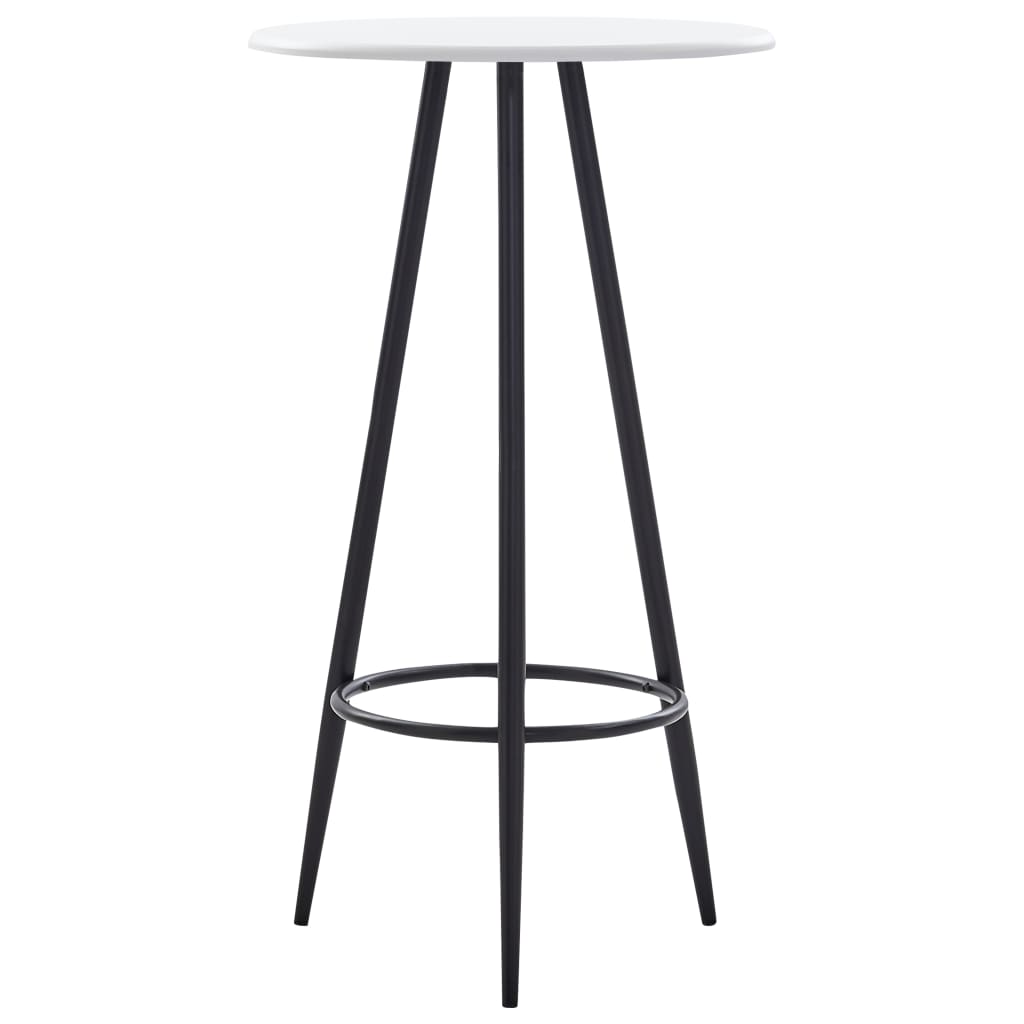 vidaXL Ensemble de bar 5 pièces tissu gris foncé