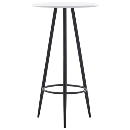 vidaXL Ensemble de bar 5 pièces tissu gris foncé