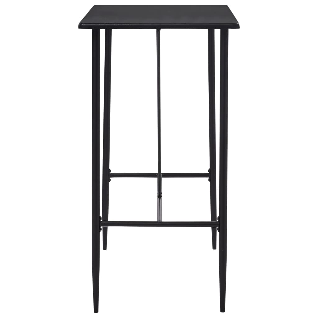 vidaXL 5-tlg. Bar-Set Stoff Dunkelgrau