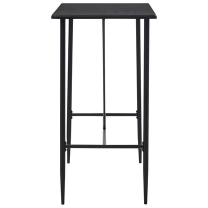 vidaXL 5-tlg. Bar-Set Stoff Dunkelgrau