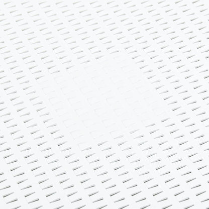 Beistelltisch Weiß 54×54×36,5 cm Kunststoff