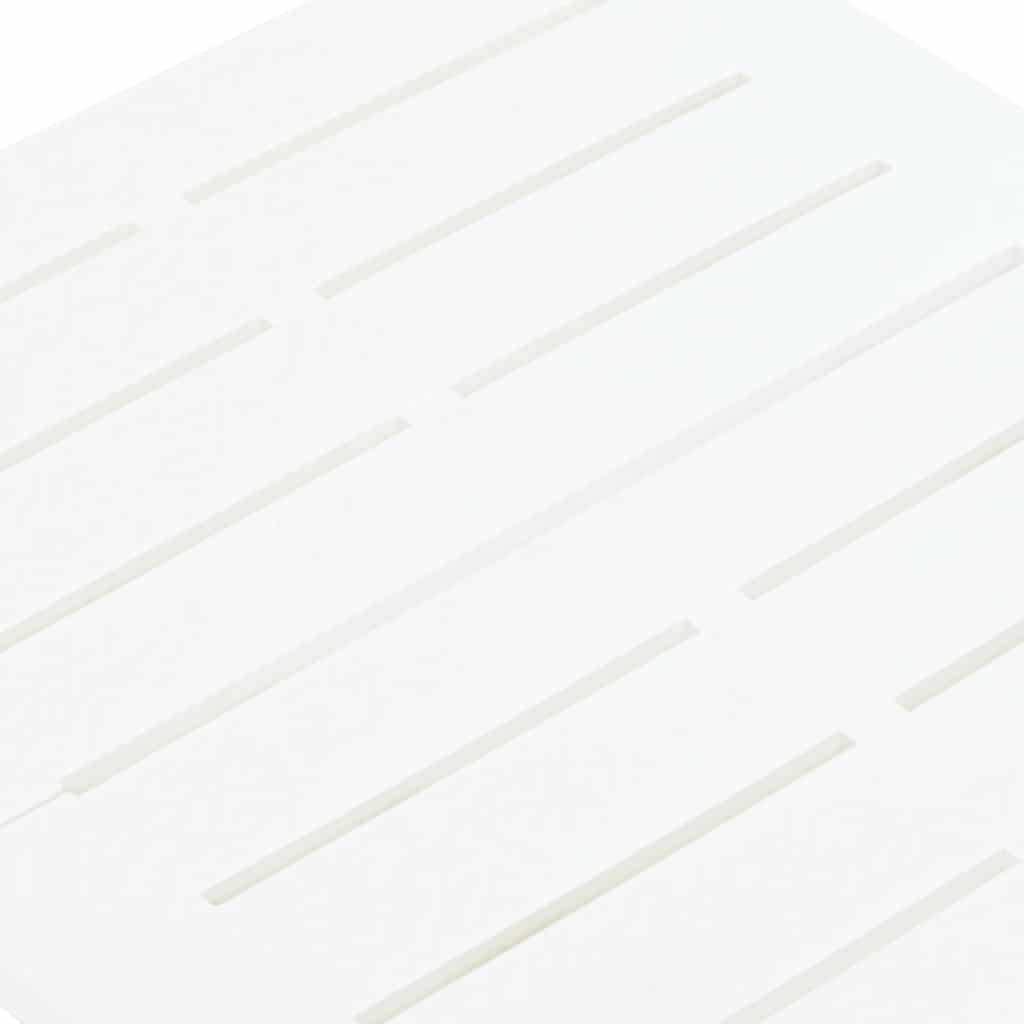 Gartentisch Klappbar Weiß 45x43x50 cm Kunststoff