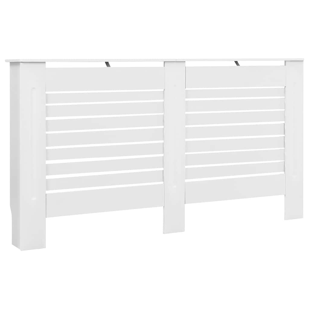 vidaXL Heizkörperverkleidungen 2 Stk. Weiß 152 x 19 x 81,5 cm MDF