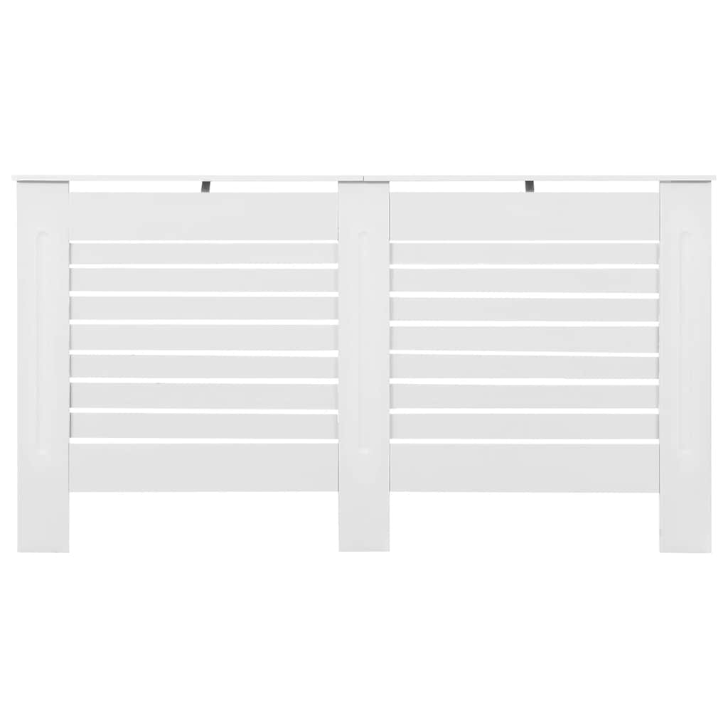 vidaXL Heizkörperverkleidungen 2 Stk. Weiß 152 x 19 x 81,5 cm MDF