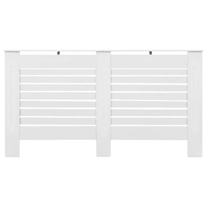 vidaXL Heizkörperverkleidungen 2 Stk. Weiß 152 x 19 x 81,5 cm MDF