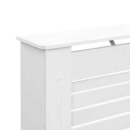 vidaXL Heizkörperverkleidungen 2 Stk. Weiß 152 x 19 x 81,5 cm MDF