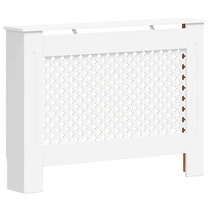 vidaXL Heizkörperverkleidungen 2 Stk. Weiß 112×19×81,5 cm MDF