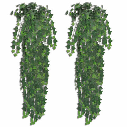 vidaXL Künstliche Efeuranken 4 Stk. Grün 90 cm