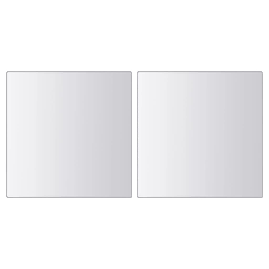 vidaXL 48-tlg. Spiegelfliesen-Set Quadratisch Glas