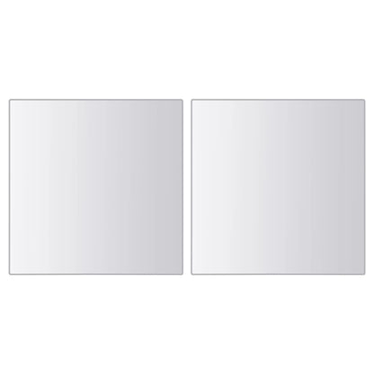 vidaXL 48-tlg. Spiegelfliesen-Set Quadratisch Glas