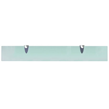vidaXL Schweberegale 2 Stk. Glas 70x10 cm 8 mm