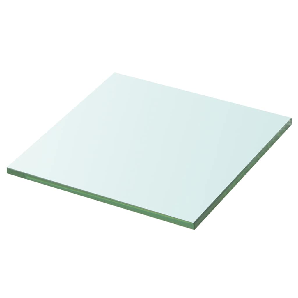 vidaXL Regalböden 2 Stk. Glas Transparent 30x25 cm