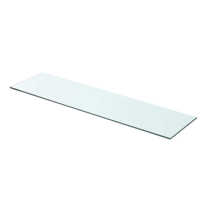 vidaXL Regalböden 2 Stk. Glas Transparent 80x20 cm