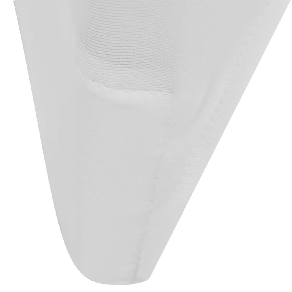vidaXL Stretch-Stuhlhussen Weiß 30 Stk.