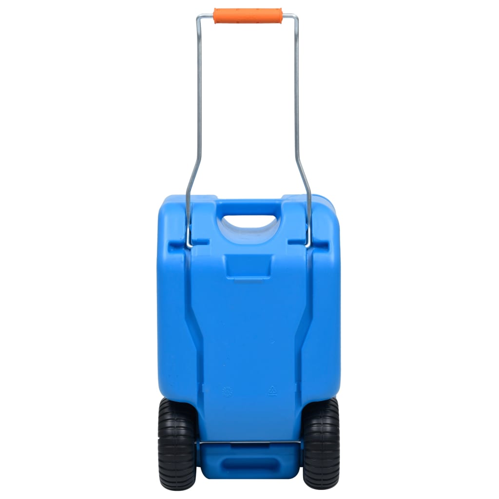 vidaXL Camping-Wassertank mit Rollen 25 L Blau