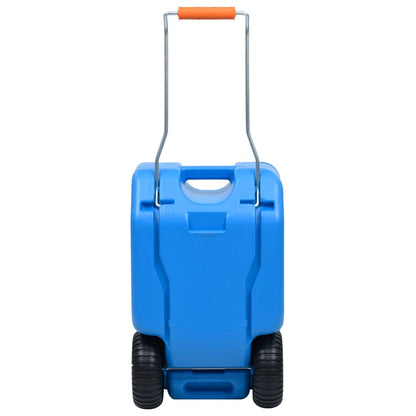 vidaXL Camping-Wassertank mit Rollen 25 L Blau