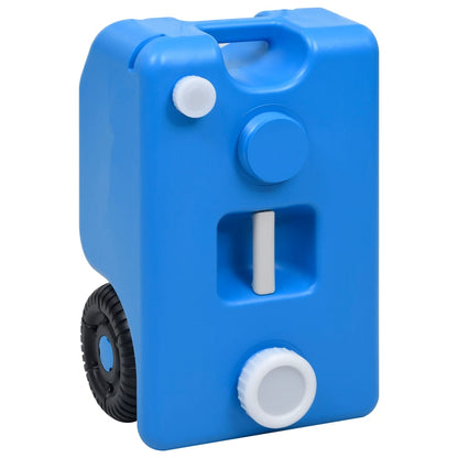 vidaXL Camping-Wassertank mit Rollen 25 L Blau