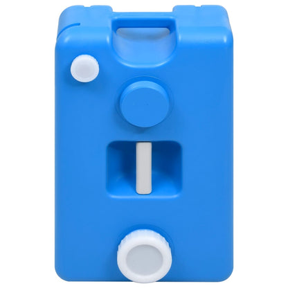 vidaXL Camping-Wassertank mit Rollen 25 L Blau